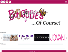 Tablet Screenshot of bonjulies.com